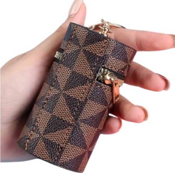 NWT Trendy Mini Retro Multifunctional Coin PU Leather Purse with Scarf - Picture 6 of 13